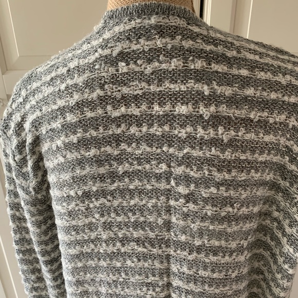 FREE PEOPLE “SMILE LIKE YOU MEAN IT”STRIPED SWEATER CARDIGAN DUSTER” Size S - Picture 2 of 5